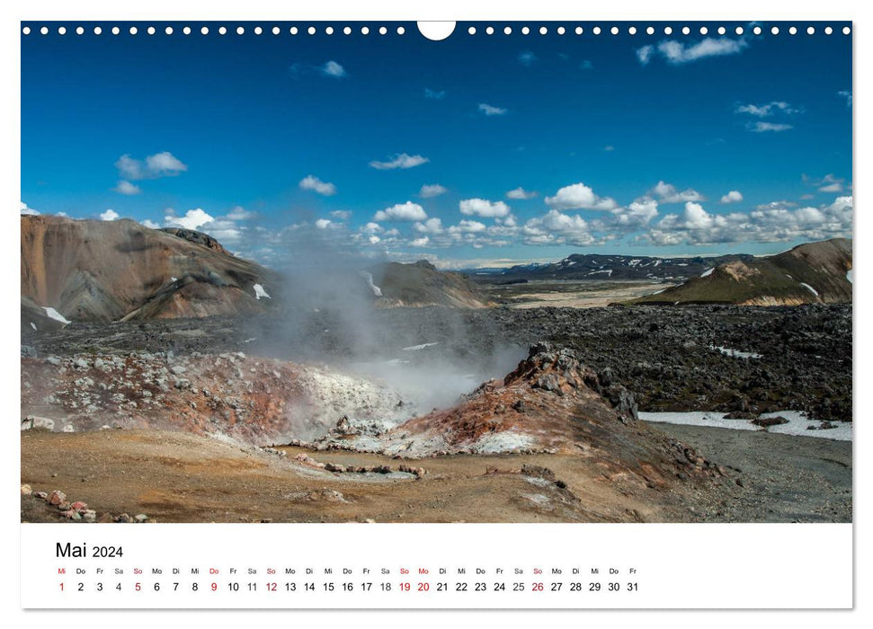 Iceland - rough beauty to fall in love with (CALVENDO wall calendar 2024) 