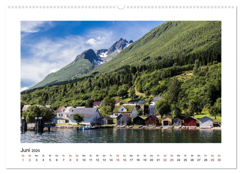 Norvège – Fascination Fjordland (Calvendo Premium Calendrier mural 2024) 