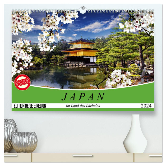 Japon. Au pays du sourire (Calvendo Premium Calendrier mural 2024) 