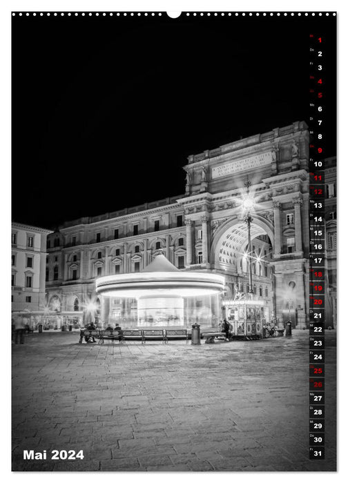 FLORENCE NOIR ET BLANC (Calendrier mural CALVENDO 2024) 