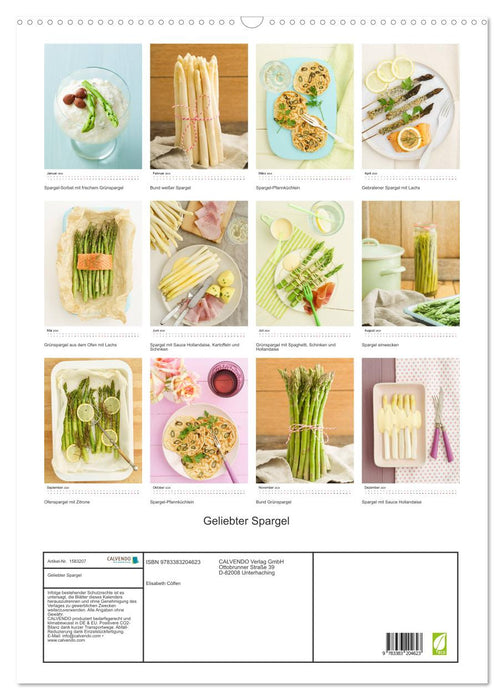 Beloved asparagus (CALVENDO wall calendar 2024) 