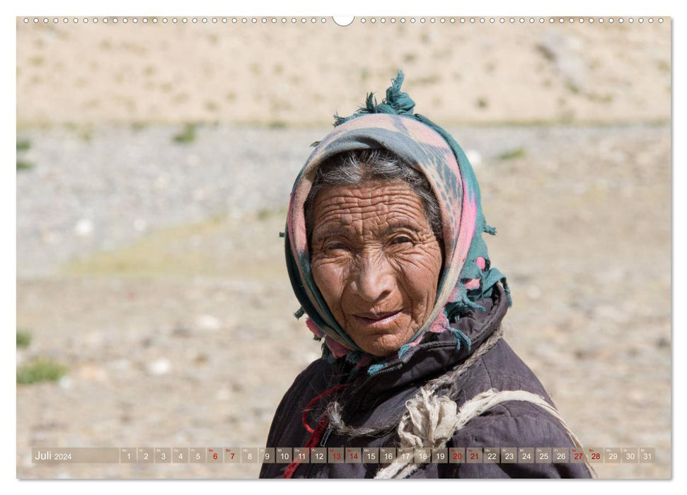 Ladakh im indischen Himalaja - Nomadenland Changthang - Bergweh ® (CALVENDO Premium Wandkalender 2024)