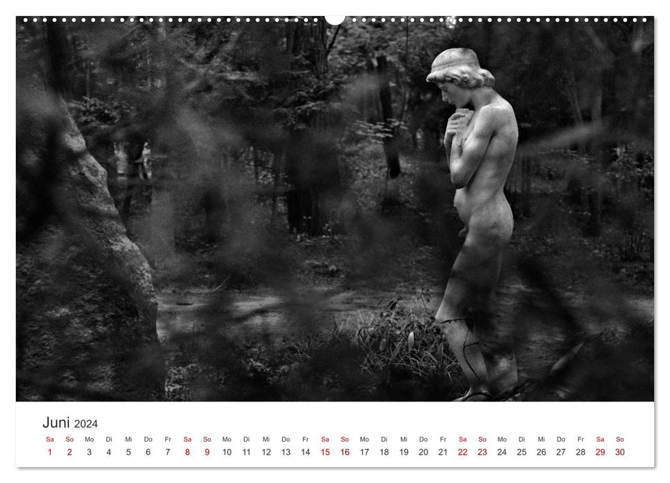 Kissed awake - The magic of the past - Südwestkirchhof Stahnsdorf (CALVENDO wall calendar 2024) 