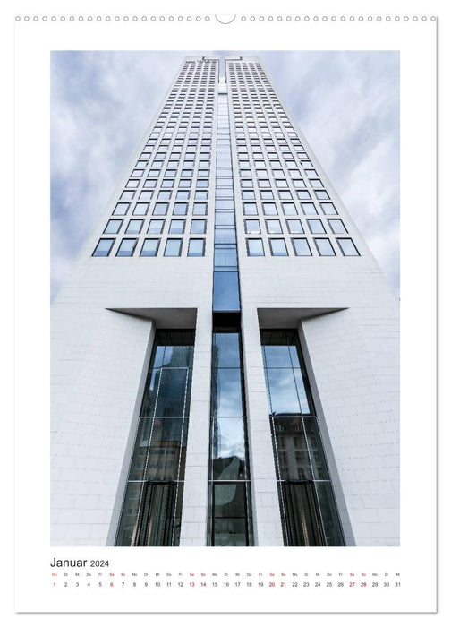 Spektakuläre Architektur in Frankfurt a.M. (CALVENDO Wandkalender 2024)