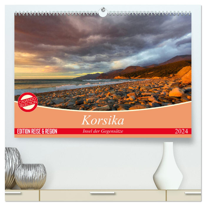 Corsica - Island of Contrasts (CALVENDO Premium Wall Calendar 2024) 