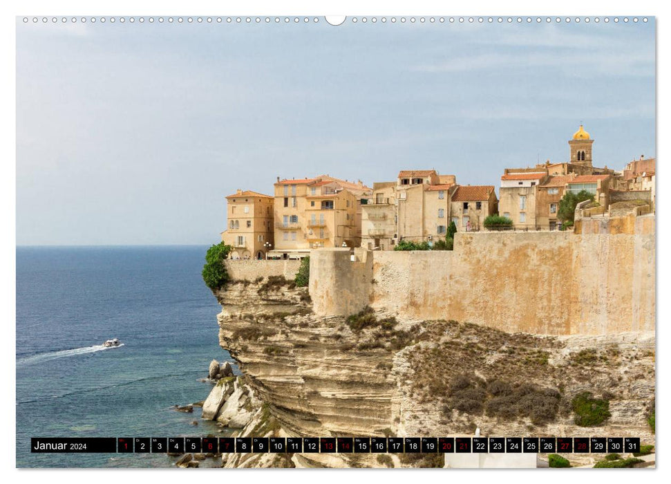 Corsica - Island of Contrasts (CALVENDO Premium Wall Calendar 2024) 