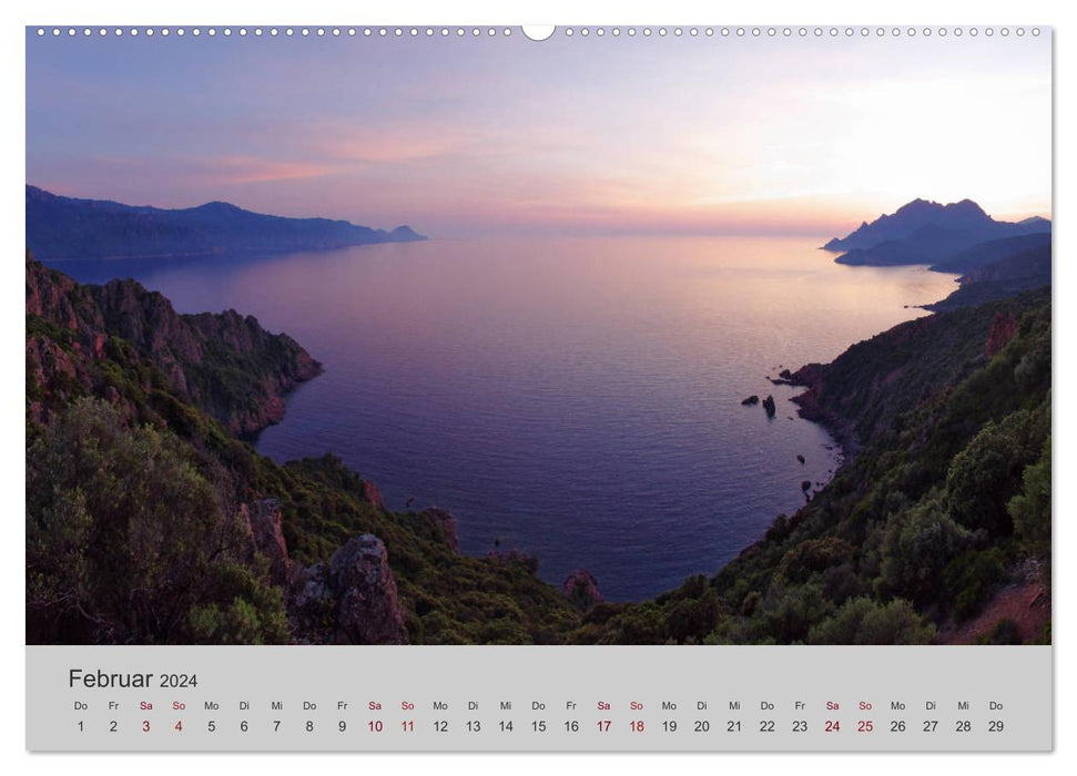 Corse - Le Golfe de Porto (Calvendo Premium Wall Calendar 2024) 