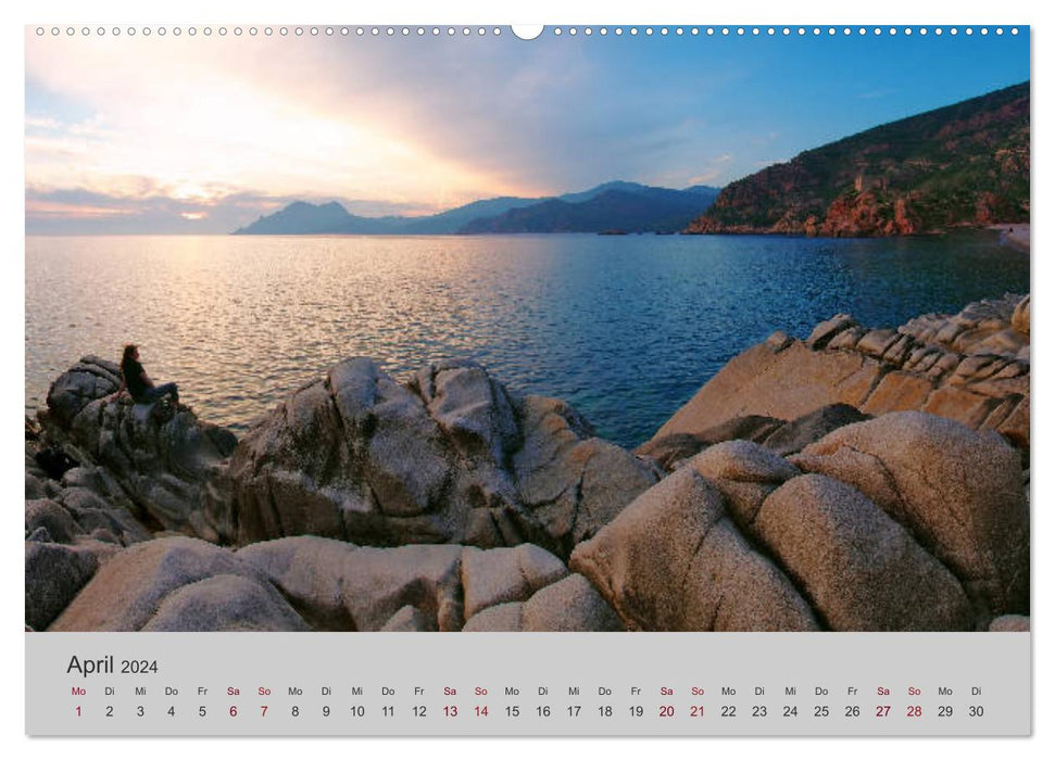 Corse - Le Golfe de Porto (Calvendo Premium Wall Calendar 2024) 