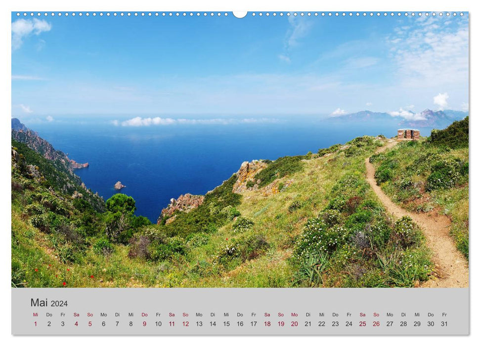 Corse - Le Golfe de Porto (Calvendo Premium Wall Calendar 2024) 