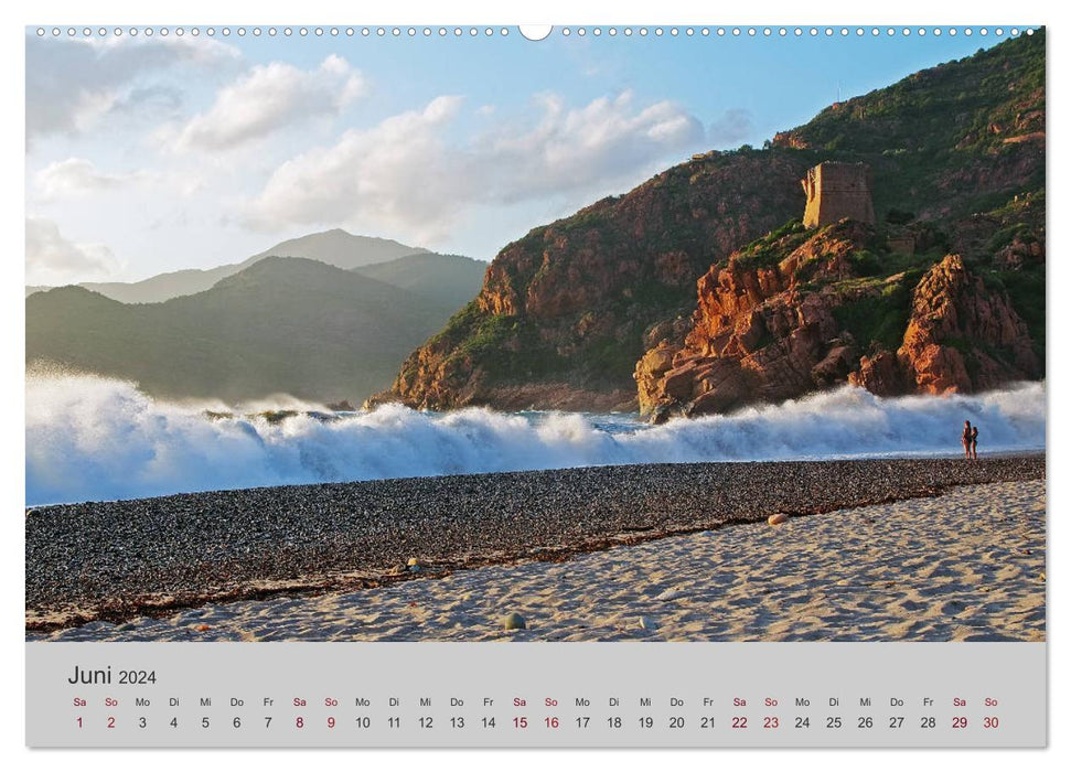 Corsica - The Gulf of Porto (CALVENDO Premium Wall Calendar 2024) 