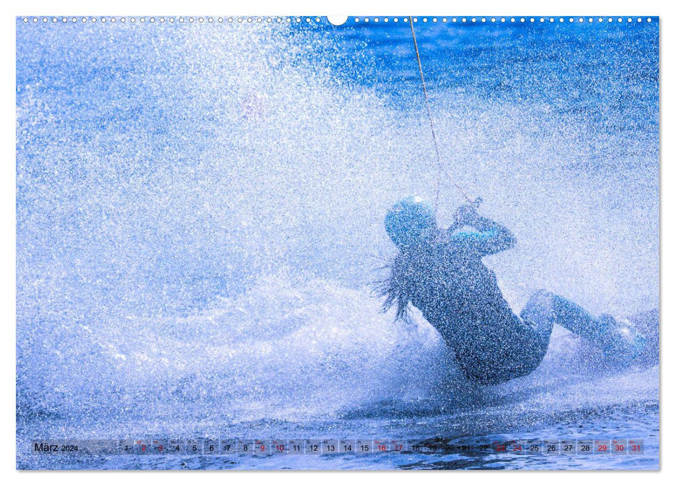 Wakeboarding Extrem (CALVENDO Premium Wandkalender 2024)