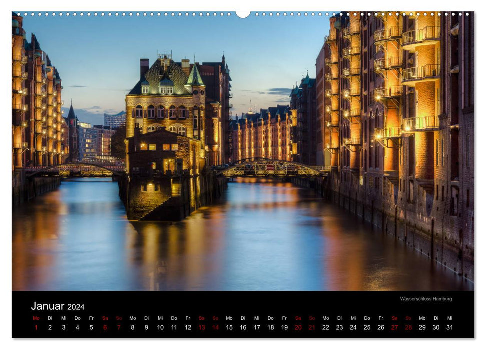 Cities and sights in Germany (CALVENDO wall calendar 2024) 