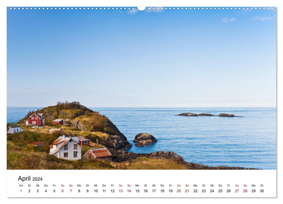 Scandinavie - Loin dans le Nord (Calendrier mural CALVENDO 2024) 