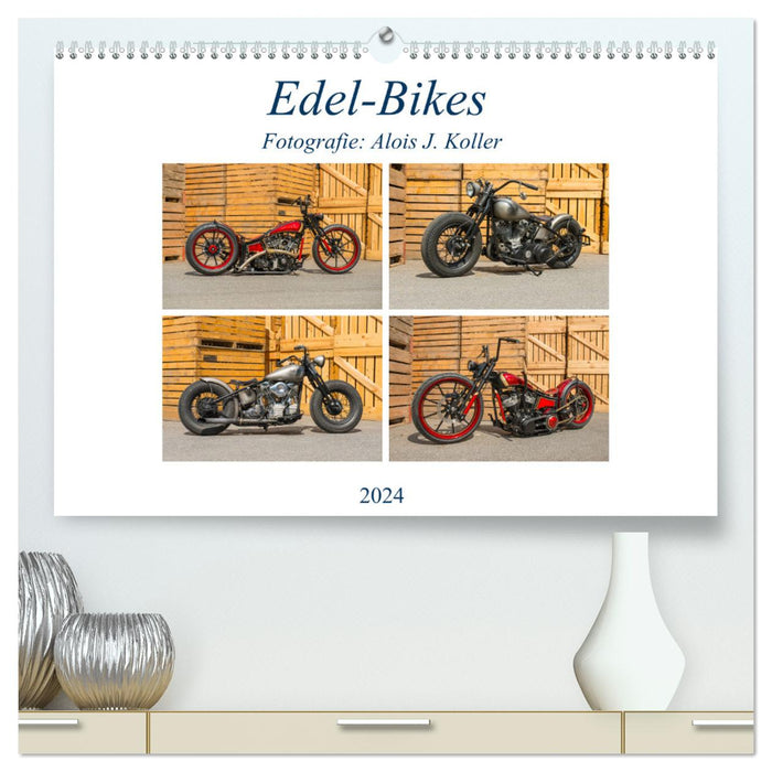 Noble Bikes 2024 (Calendrier mural CALVENDO Premium 2024) 