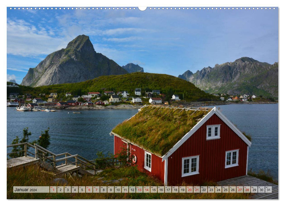 Lofoten - The spectacular archipelago in Norway (CALVENDO wall calendar 2024) 