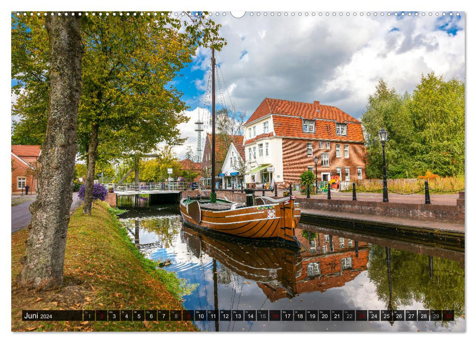 Papenburg - Venise du Nord (calendrier mural CALVENDO 2024) 