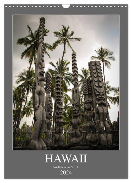 Hawaï - Rêve d'île dans le Pacifique (Calendrier mural CALVENDO 2024) 