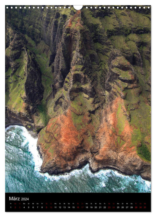 Hawaï - Rêve d'île dans le Pacifique (Calendrier mural CALVENDO 2024) 