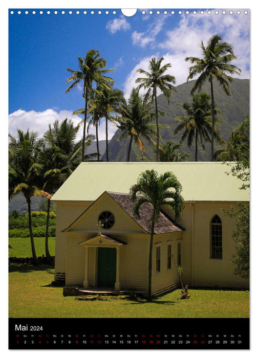 Hawaï - Rêve d'île dans le Pacifique (Calendrier mural CALVENDO 2024) 