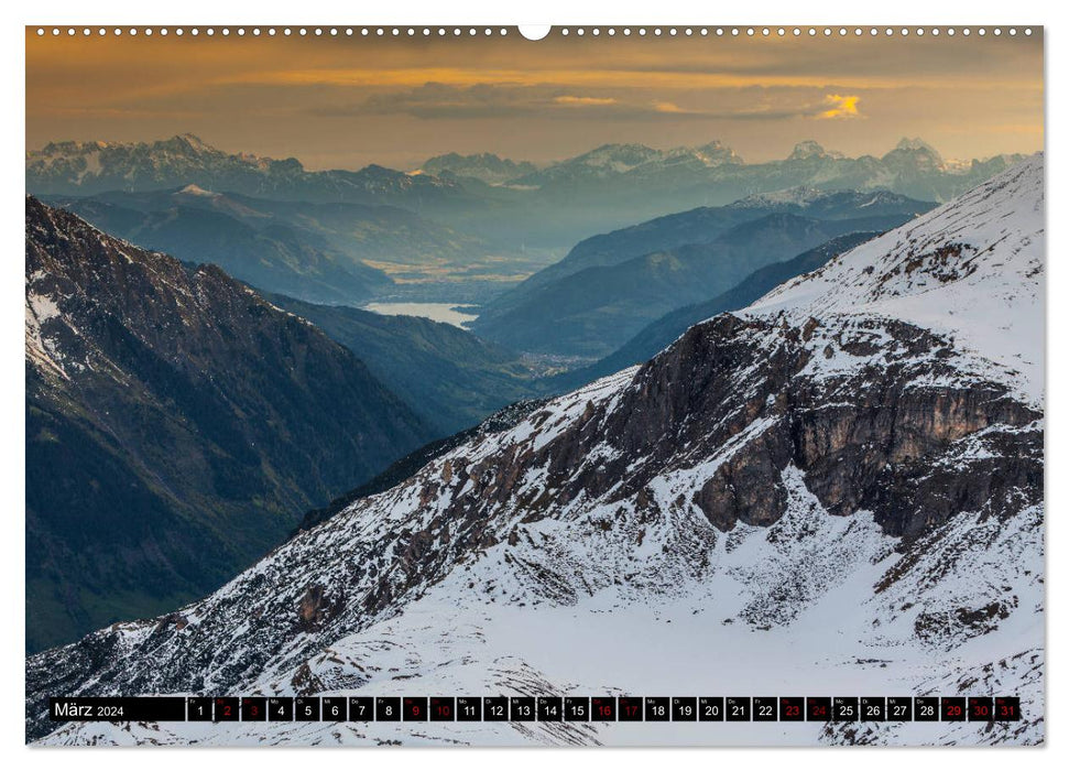 Au Grossglockner. Montagnes, Route, Nature (Calendrier mural CALVENDO Premium 2024) 