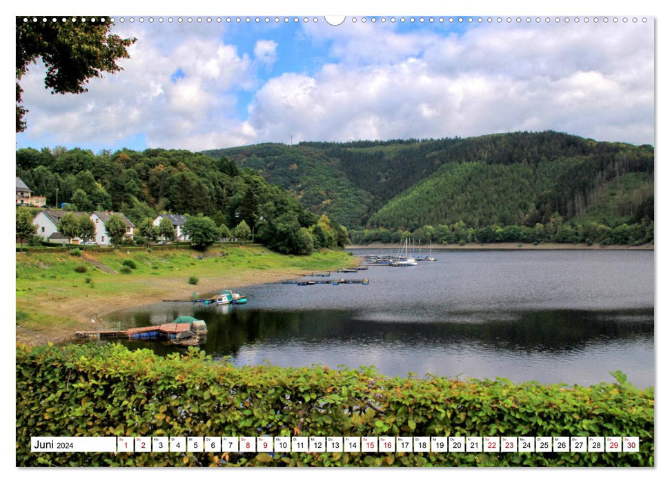 Things to see in the Eifel - On the Rursee (CALVENDO wall calendar 2024) 