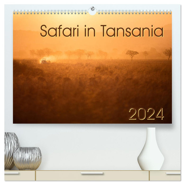 Safari in Tansania (CALVENDO Premium Wandkalender 2024)