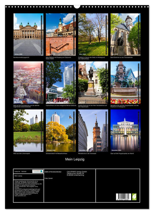 My Leipzig (CALVENDO wall calendar 2024) 
