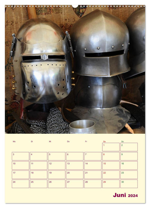 Spektakulum - Mittelalterliches Kalendarium (CALVENDO Premium Wandkalender 2024)