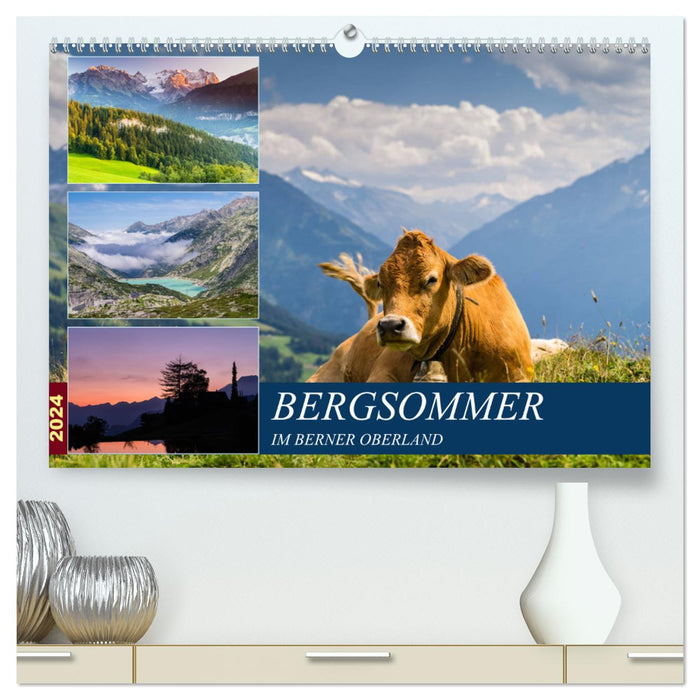 Mountain summer in the Bernese Oberland (CALVENDO Premium Wall Calendar 2024) 