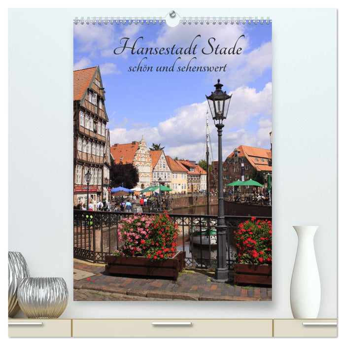 Hanseatic city of Stade - beautiful and worth seeing (CALVENDO Premium Wall Calendar 2024) 