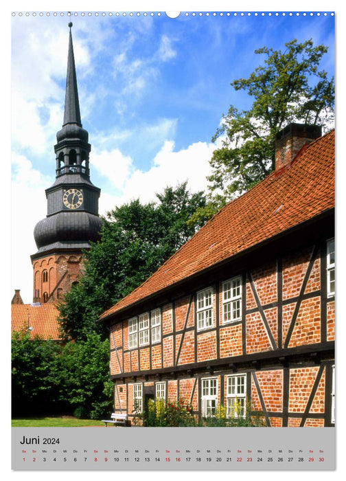 Hanseatic city of Stade - beautiful and worth seeing (CALVENDO Premium Wall Calendar 2024) 