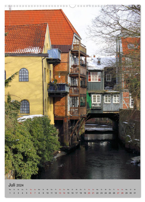 Hanseatic city of Stade - beautiful and worth seeing (CALVENDO Premium Wall Calendar 2024) 