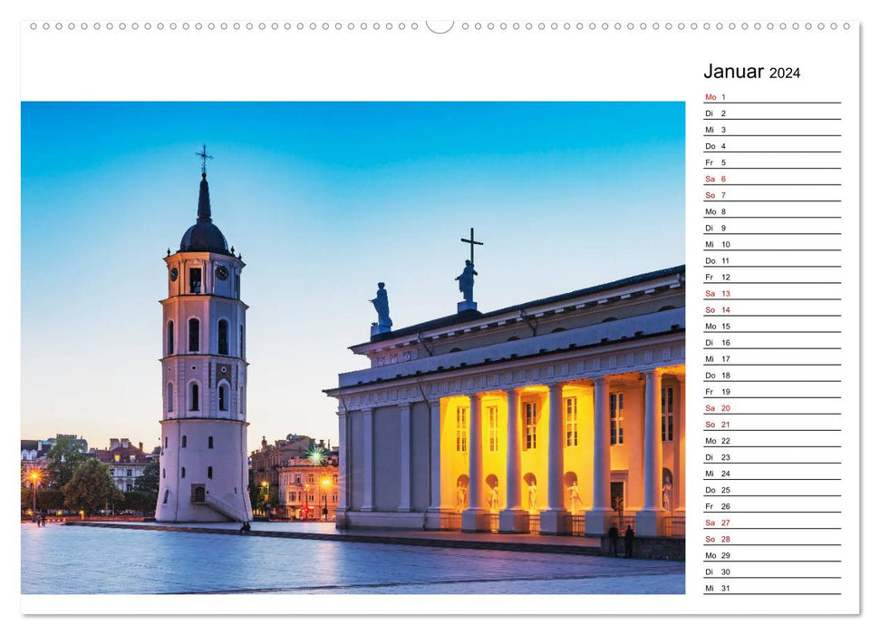 Discoveries in the Baltics (CALVENDO Premium Wall Calendar 2024) 