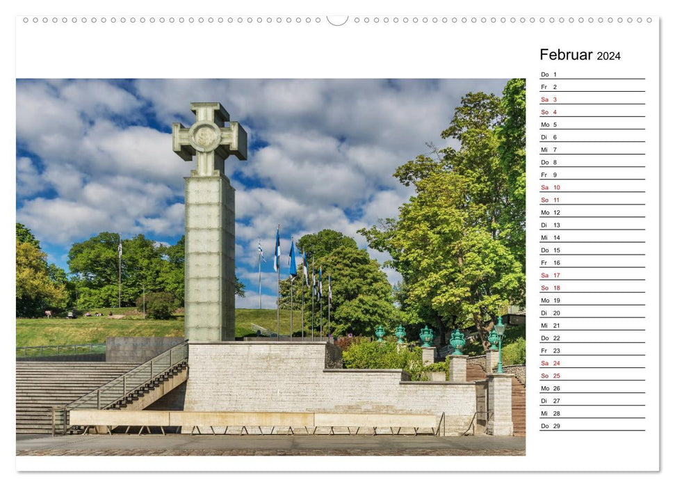 Discoveries in the Baltics (CALVENDO Premium Wall Calendar 2024) 