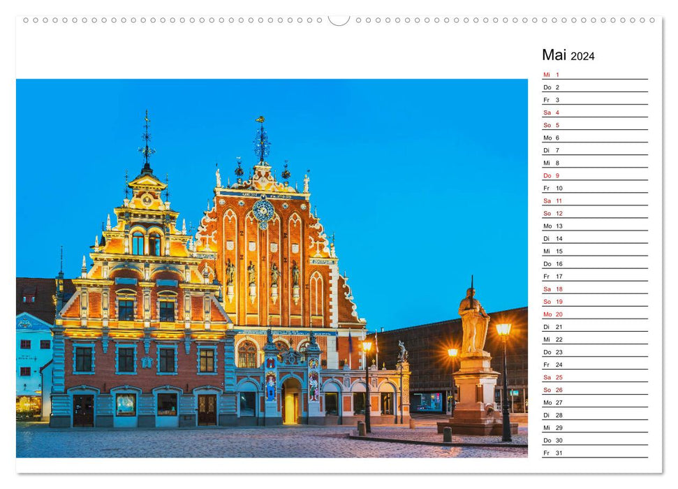 Discoveries in the Baltics (CALVENDO Premium Wall Calendar 2024) 