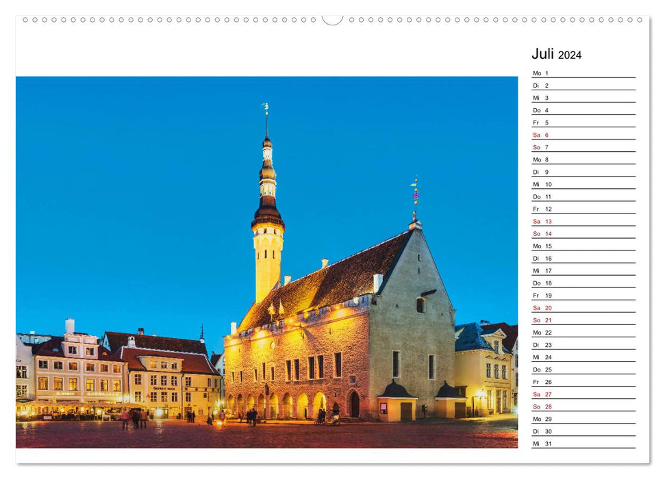 Discoveries in the Baltics (CALVENDO Premium Wall Calendar 2024) 