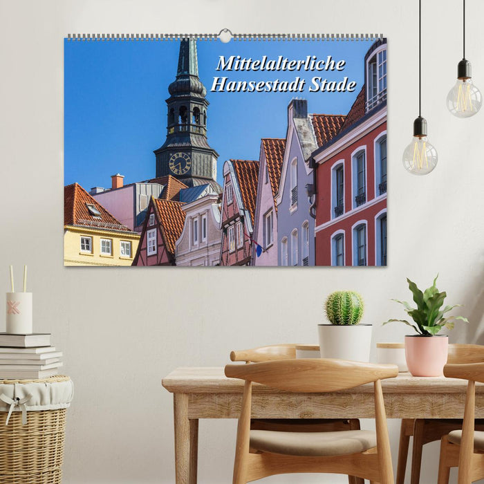 Medieval Hanseatic city of Stade (CALVENDO wall calendar 2024) 