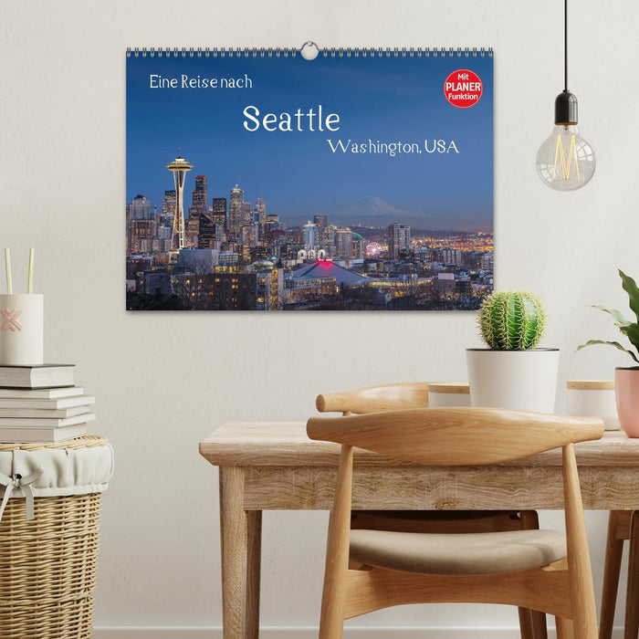 Eine Reise nach Seattle (CALVENDO Wandkalender 2024)