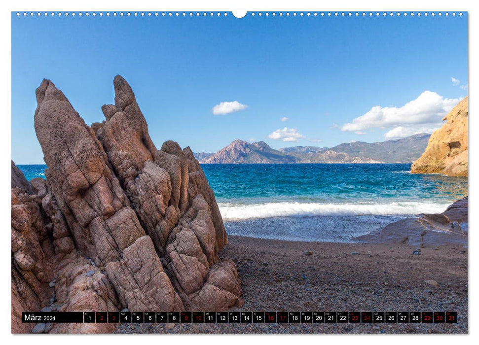 Korsika - Insel der Gegensätze (CALVENDO Wandkalender 2024)