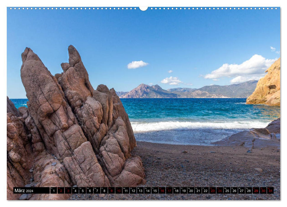 Corsica - Island of Contrasts (CALVENDO Wall Calendar 2024) 