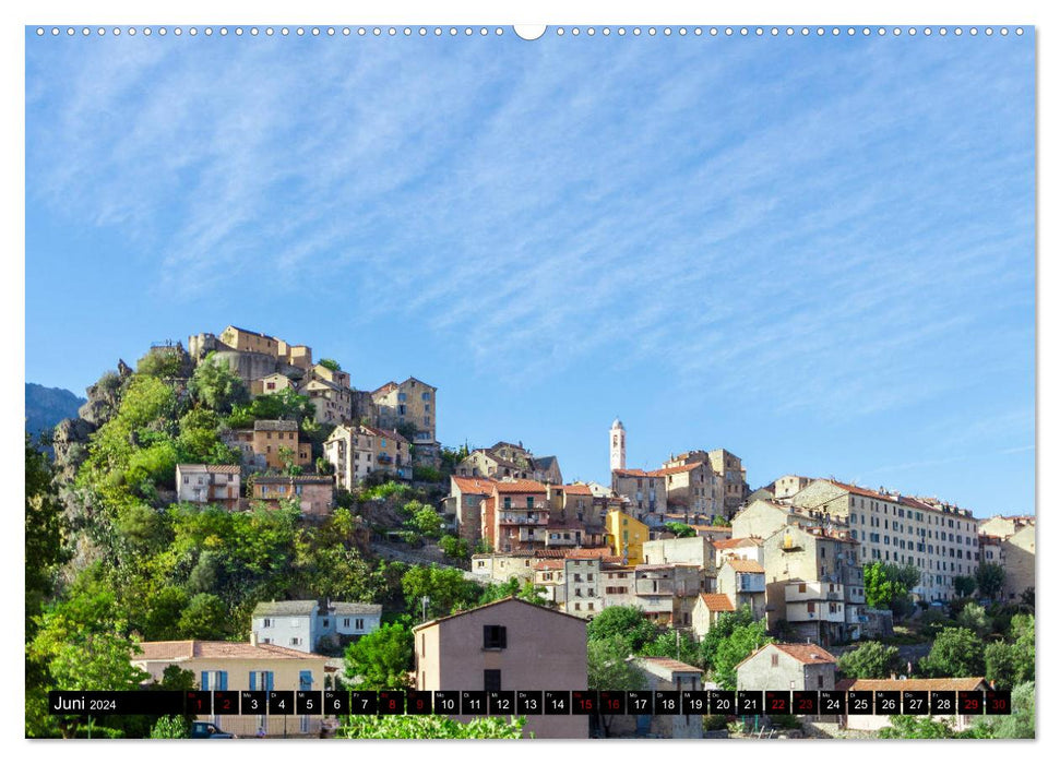 Corsica - Island of Contrasts (CALVENDO Wall Calendar 2024) 