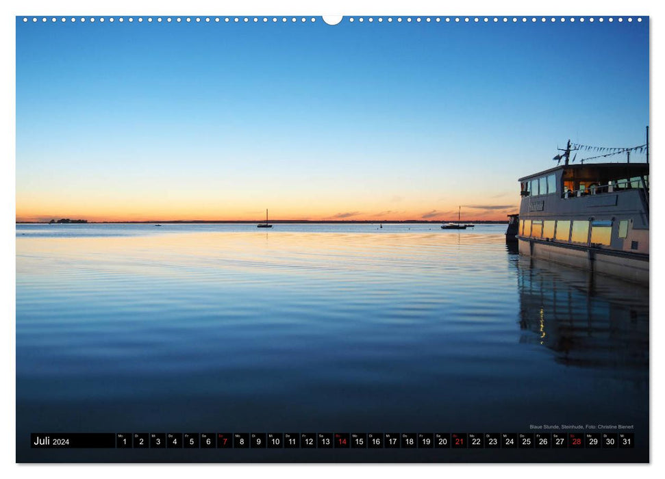 Steinhuder Meer, Momentaufnahmen von Christine Bienert (CALVENDO Premium Wandkalender 2024)