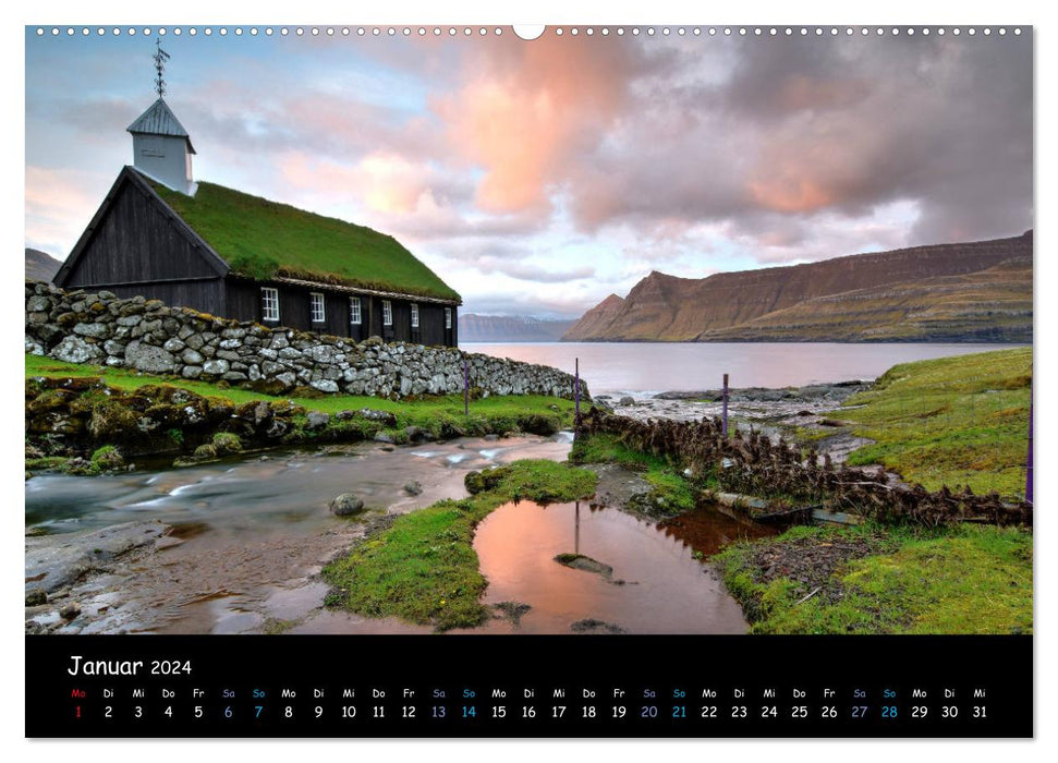 Îles du Nord (Calvendo Premium Wall Calendar 2024) 