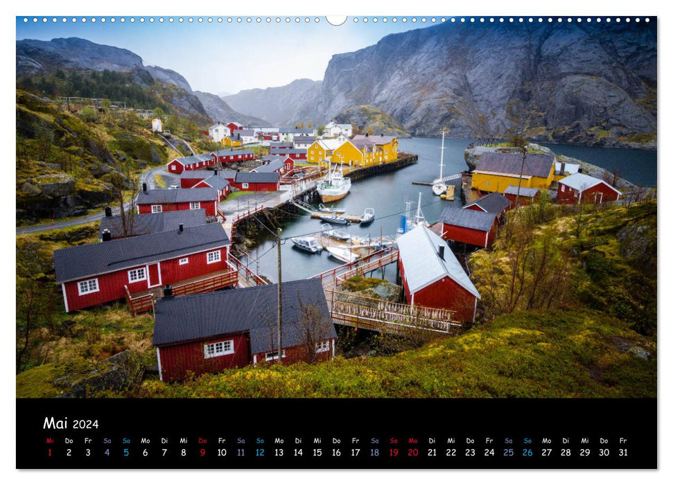Îles du Nord (Calvendo Premium Wall Calendar 2024) 