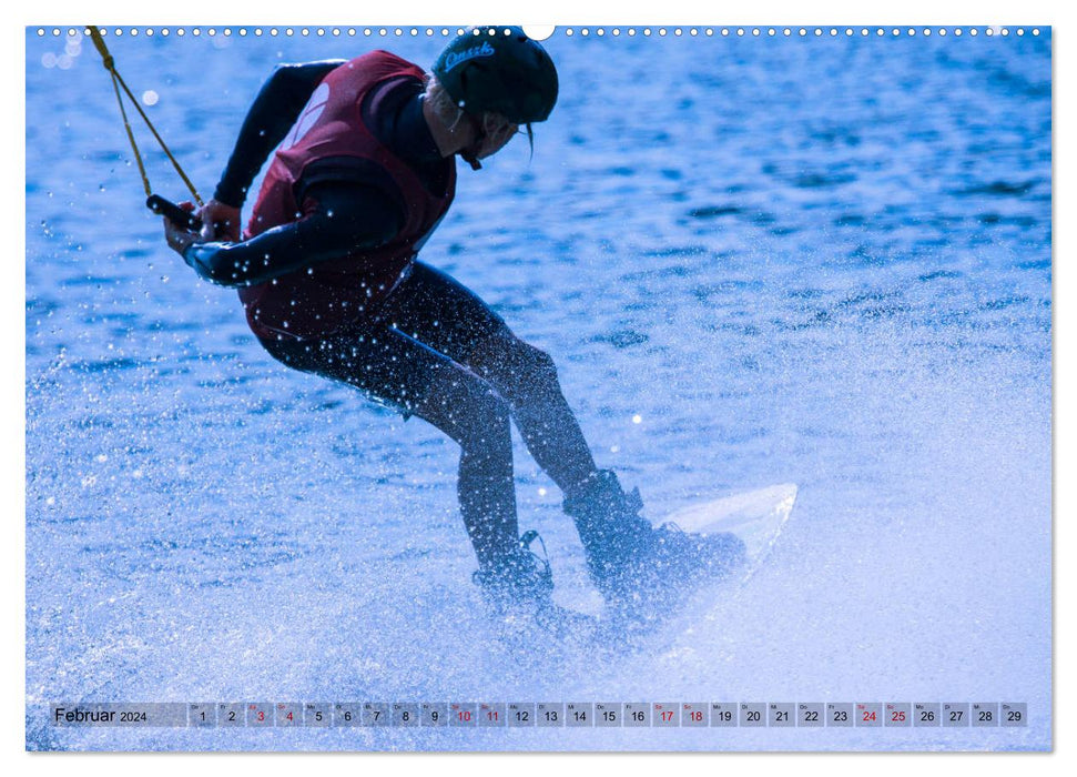 Wakeboarding Extrem (CALVENDO Wandkalender 2024)