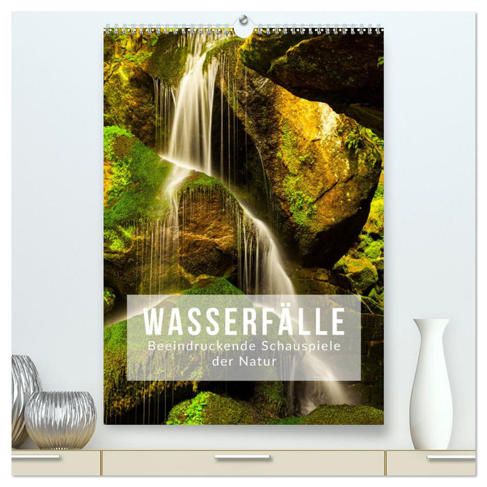 Water falls. Impressive spectacles of nature (CALVENDO Premium Wall Calendar 2024) 