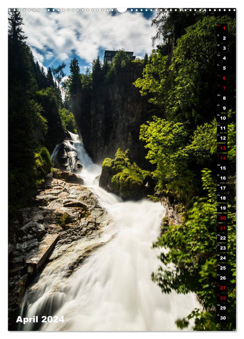 Water falls. Impressive spectacles of nature (CALVENDO Premium Wall Calendar 2024) 