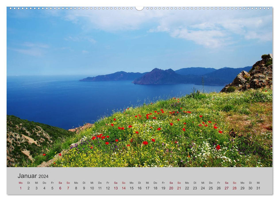 Corsica - The Gulf of Porto (CALVENDO wall calendar 2024) 