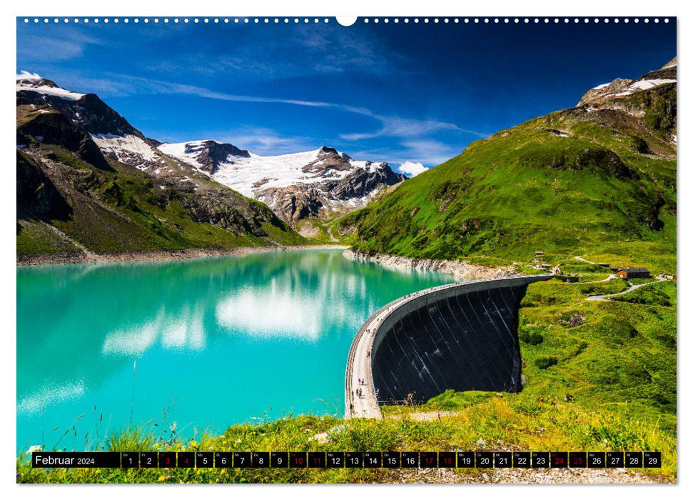 Salzburger Land. Water (CALVENDO Premium Wall Calendar 2024) 
