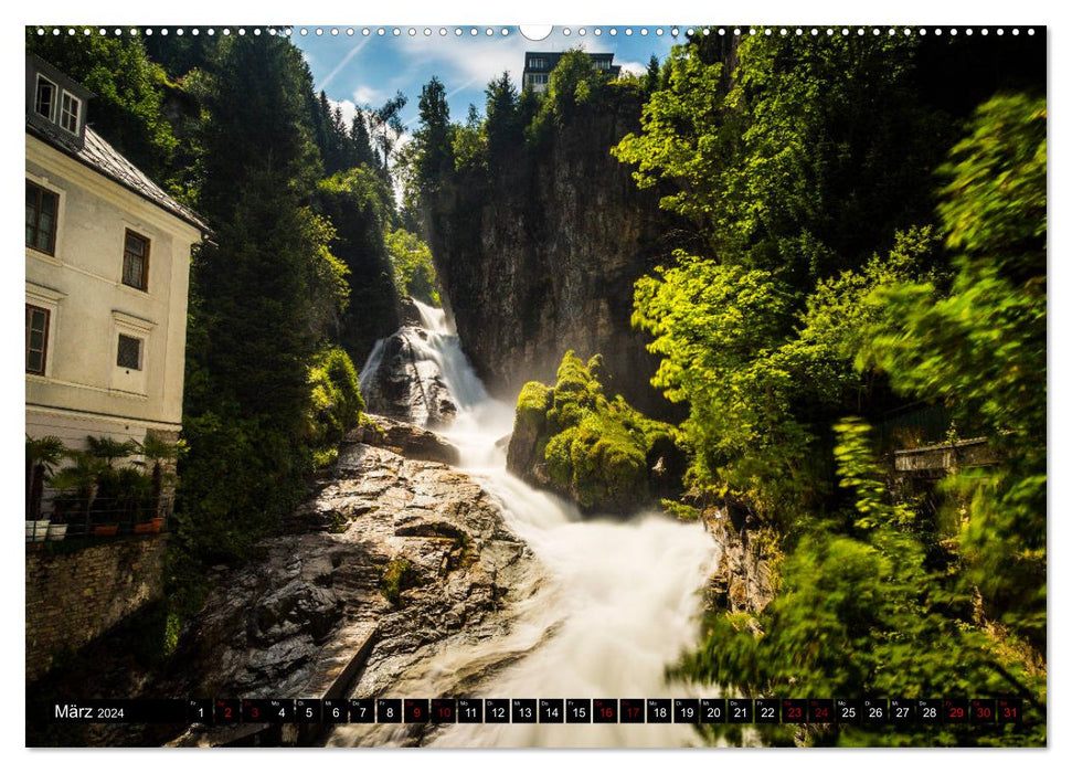 Salzburger Land. Water (CALVENDO Premium Wall Calendar 2024) 